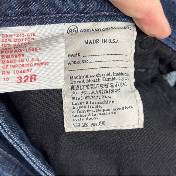 Ag Adriano Goldschmied Women's Mid-rise Colette Slim Boot Cut Jeans Sz 32 (14) - Picture 11 of 13